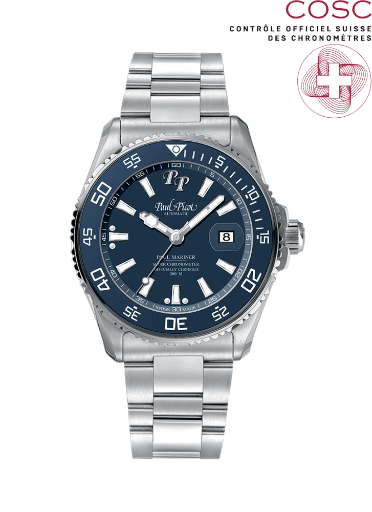 Paul Picot Paul Mariner 5 Newton P4354 blue