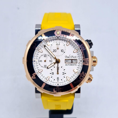 Paul PIcot Yachtman III P1127.SRG Paul Picot Yachtman III P1127.SRG – luksusowy zegarek, idealny jako zegarek do morza i na jacht. Dostępny w Artemwatch.