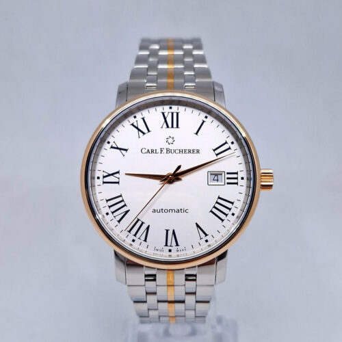 Carl F. Bucherer Adamavi 00.10318.07.11 Carl F. Bucherer Adamavi 00.10318.07.11.21 – luksusowy szwajcarski zegarek automatyczny 40 mm ze stali i 18K różowego złota. Dostępny w Artemwatch.