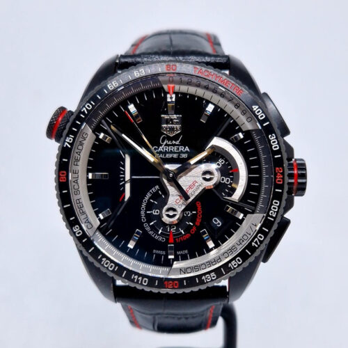 TAG Heuer Grand Carrera Caliper CAV5185 TAG Heuer Grand Carrera Caliper CAV5185.FC6237 – oryginalny szwajcarski zegarek automatyczny z chronografem. Dostępny w Artemwatch