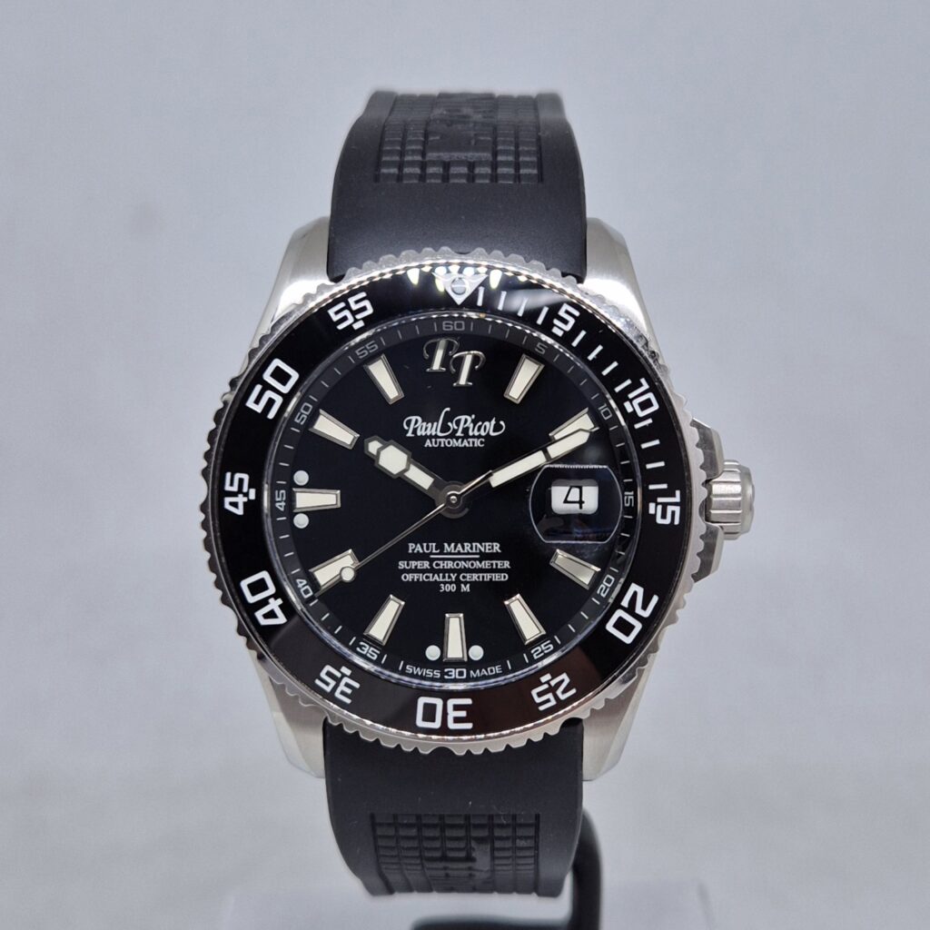 Paul Picot Paul Mariner 5 Newton P4354 Black rubber