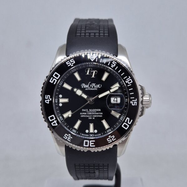 Paul Picot Paul Mariner 5 Newton P4354 Black rubber