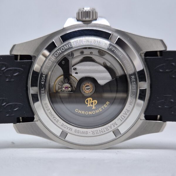 Paul Picot Paul Mariner 5 Newton P4354 Black rubber