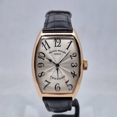 Franck Muller Retrograde Second 5850 RET Franck Muller Retrograde Second 5850 RET – luksusowy zegarek z 18K różowego złota z mechanizmem ręcznym. Doskonały stan i gwarancja Artemwatch