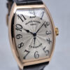 Franck Muller Retrograde Second 5850 RET (7) Franck Muller Retrograde Second 5850 RET – luksusowy zegarek z 18K różowego złota z mechanizmem ręcznym. Doskonały stan i gwarancja Artemwatch