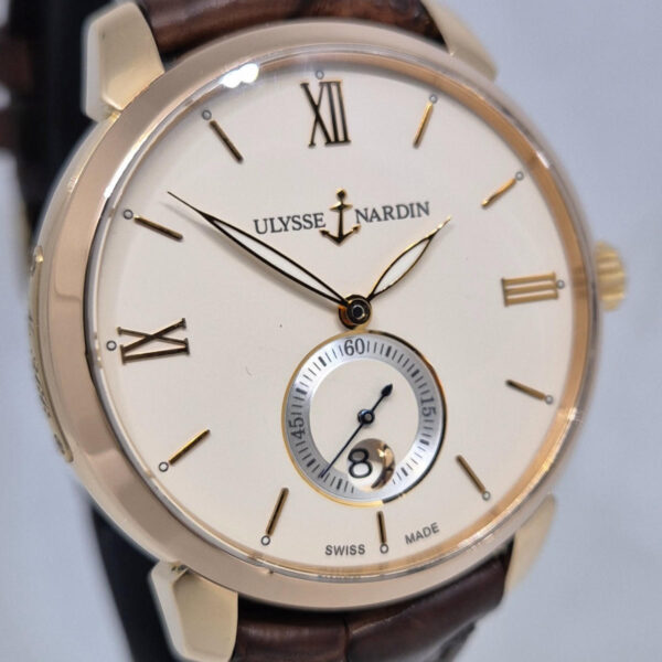 Ulysse Nardin Classico 8276-119 – elegancki szwajcarski zegarek z automatycznym mechanizmem. Dostępny w Artemwatch z gwarancją