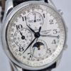 Longines MasterCollection L26734 (11) Longines MasterCollection L26734 – elegancki szwajcarski zegarek z automatycznym mechanizmem, chronografem, fazami Księżyca i rocznym kalendarzem