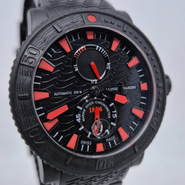 Ulysse Nardin Diver Black Sea 263-92 Ulysse Nardin Diver Black Sea 263-92 – sportowy zegarek nurkowy, automatyczny mechanizm UN-26. Dostępny w Artemwatch.