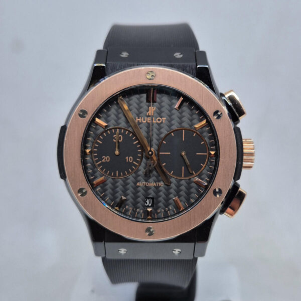 Hublot Classic Fusion Chronograph 521.CO.1781 Hublot Classic Fusion Chronograph 521.CO.1781.RX – luksusowy szwajcarski chronograf z kopertą z ceramiki. Gwarancja Artemwatch