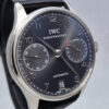 IWC Portuguese 7 Days IW500106 ( 2) IWC Portugieser IW500106 z kopertą z białego złota i rezerwą chodu 7 dni. Luksusowy szwajcarski zegarek dostępny w Artemwatch