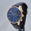 IWC Portugieser Chronograph IW371614 (14) IWC Portugieser Chronograph IW371614 Boutique Edition – luksusowy zegarek z czerwonego złota 5N, kaliber 69355, niebieska tarcza. Dostępny w Artemwatch.