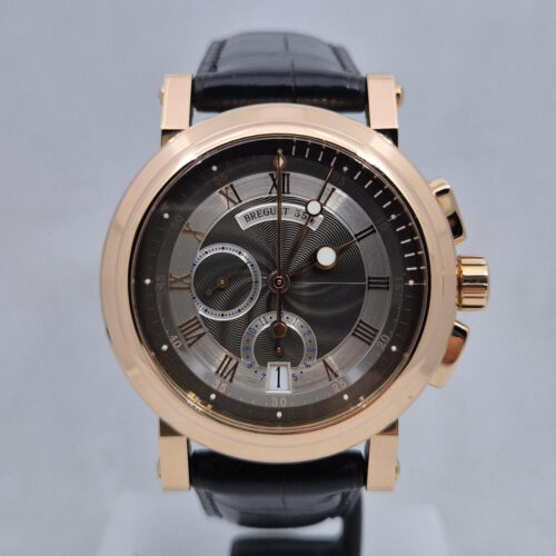 Breguet Marine Flyback Chronograph 5827BR/Z2/9Z8 Breguet Marine Flyback Chronograph 5827BR/Z2/9Z8 - luksusowy szwajcarski zegarek z różowego złota, automatycznym mechanizmem i funkcją Flyback. Dostępny w Artemwatch.