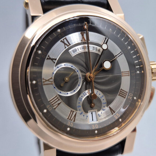 Breguet Marine Flyback Chronograph 5827 - luksusowy szwajcarski zegarek z różowego złota, automatycznym mechanizmem i funkcją Flyback. Dostępny w Artemwatch.