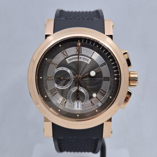 Breguet Marine Flyback Chronograph 5827 - luksusowy szwajcarski zegarek z różowego złota, automatycznym mechanizmem i funkcją Flyback. Dostępny w Artemwatch.