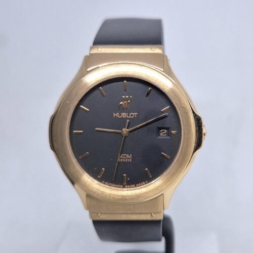 Hublot MDM Elegant 1512 Hublot MDM Elegant 1512.8 – szwajcarski złoty zegarek, złoty zegarek w stylu casual. Kup używany oryginalny zegarek Hublot. Dostępny w Artemwatch.